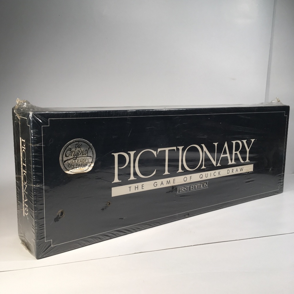 VTG 1985 First Edition Pictionary Game NIB Quick Draw ORIGINAL SEALED NEW